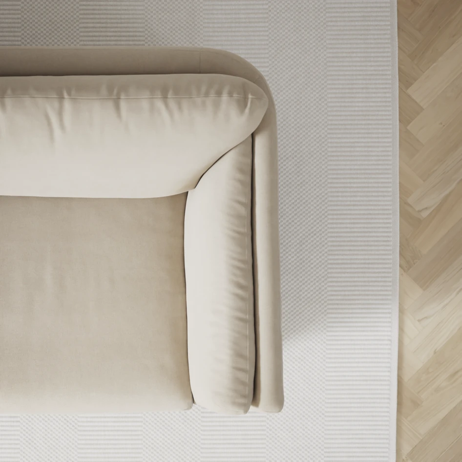 Madison Lux - 2-sits soffa med divan vänster och schäslong höger - Beige