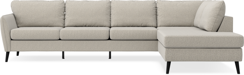 County - 3-sits soffa med divan höger - Beige