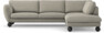 Madison Lux - 3-sits soffa med divan höger - Grå