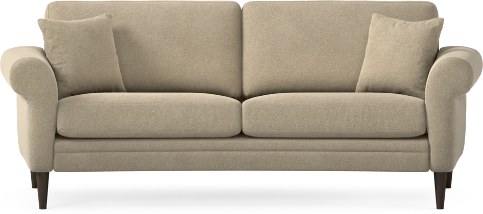 Eden - 2,5-sits soffa svängd - Beige