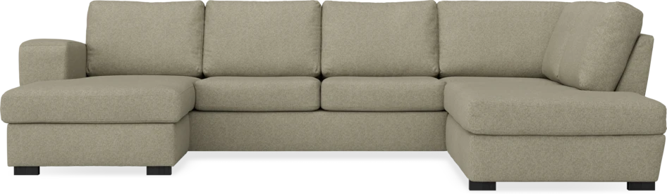 Friday - 3-sits soffa med schäslong vänster och divan höger - Beige