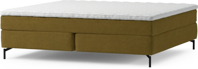 Delux Sense, Kontinentalsäng, dubbelsäng med bäddmadrass och sängben