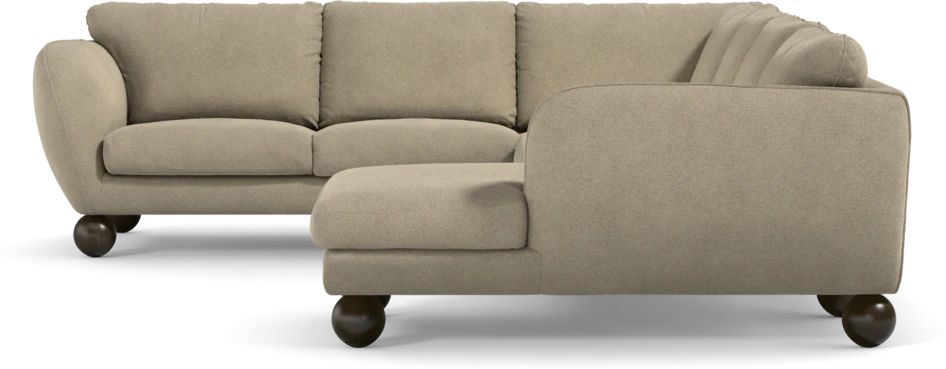 Madison Lux - Hörnsoffa med schäslong höger - Beige