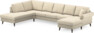 Eden - 3-sits soffa med divan vänster och schäslong höger - Beige