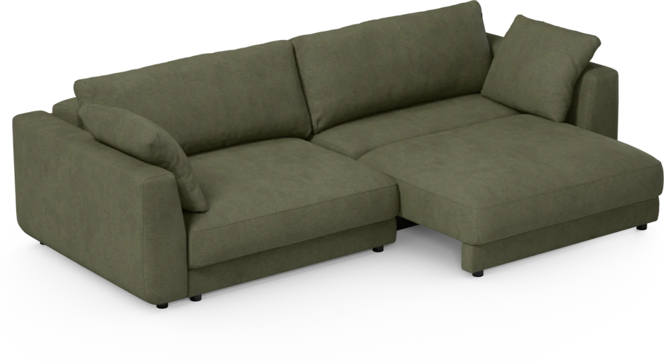Amie - Bäddsoffa 4-sits - Grön