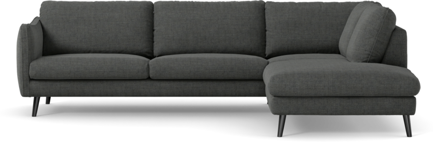 Madison Lux - 3-sits soffa med divan höger - Grå