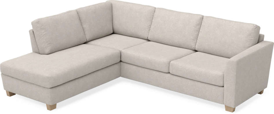 Friday - 2,5-sits soffa med divan vänster - Grå