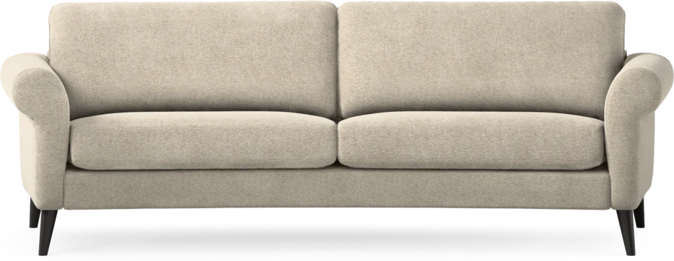 Bridge - 3-sits soffa svängd - Beige