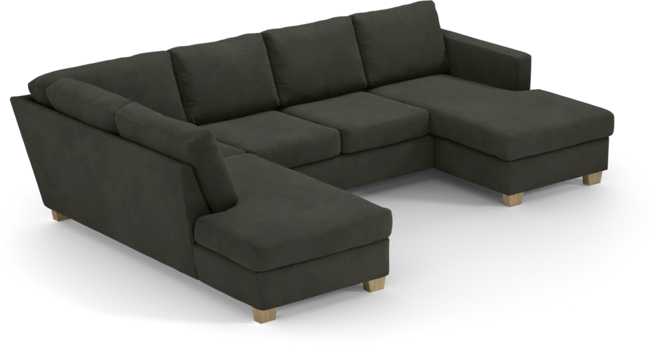 Friday - 3-sits soffa med divan vänster och schäslong höger - Grå