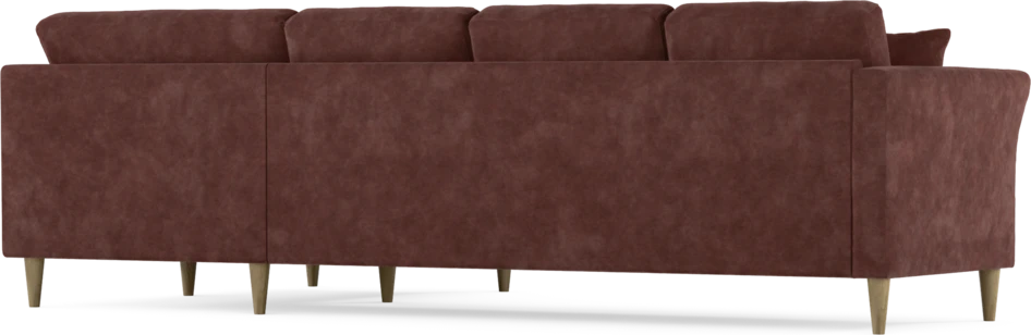 Eden - Hörnsoffa, 3+1-sits - Röd