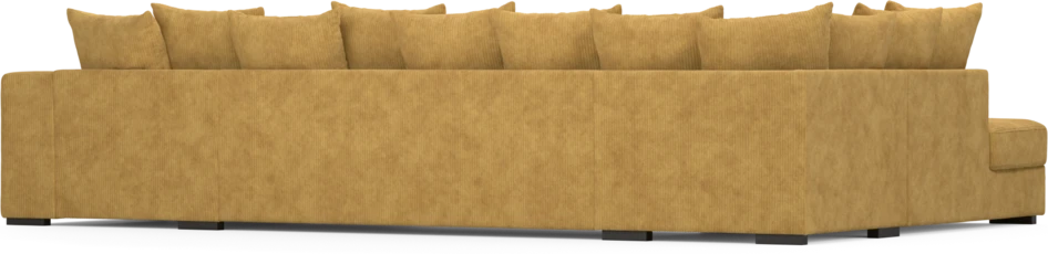 Town - 3-sits soffa med divan vänster och schäslong höger - Gul