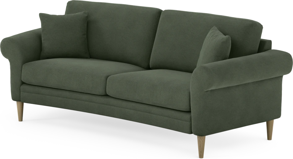 Eden - 2,5-sits soffa svängd - Grön
