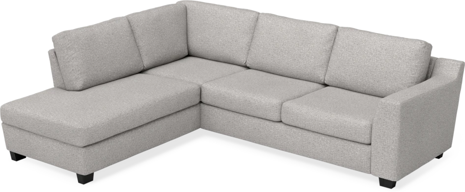 Friday - 2,5-sits soffa med divan vänster - Vit