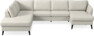 County - 3-sits soffa med divan vänster och schäslong höger - Vit