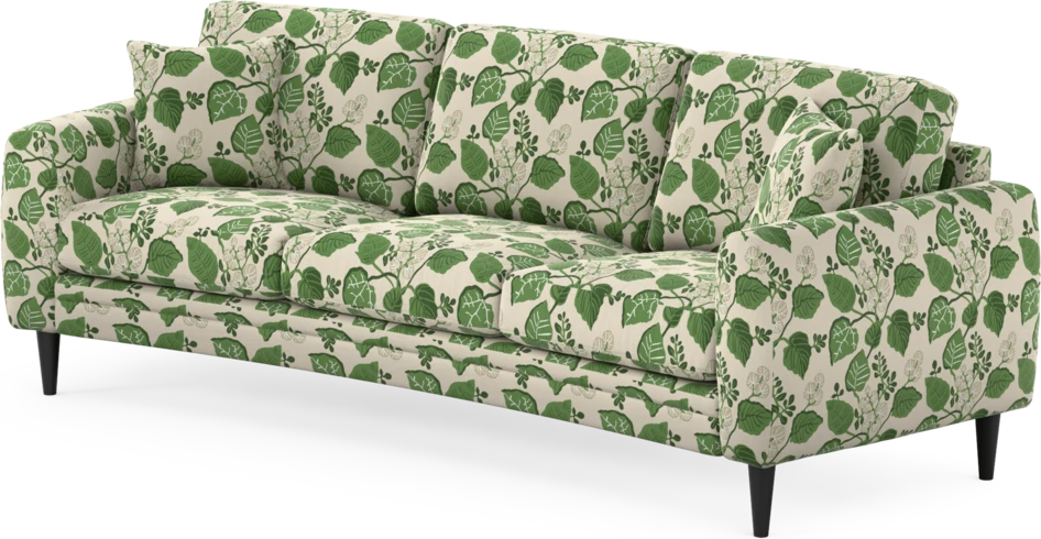 Eden - 3-sits soffa svängd - Flerfärgad