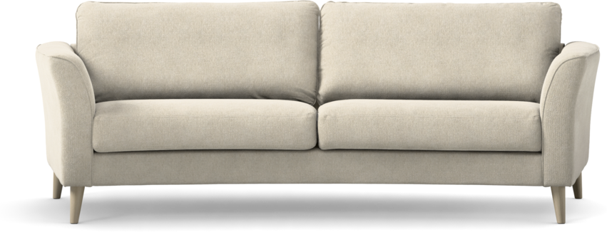 Bridge - 3-sits soffa svängd - Beige