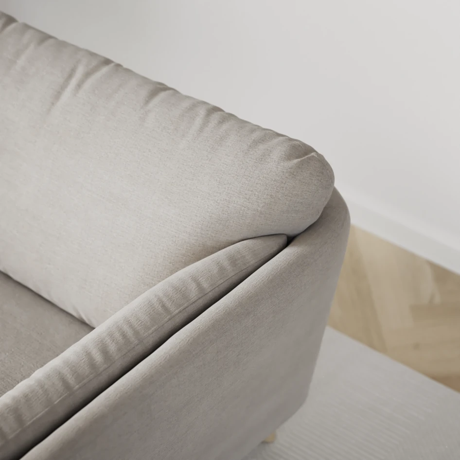 Madison Lux - 2-sits soffa med schäslong höger - Grå