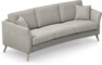 Eden - 3-sits soffa svängd - Grå