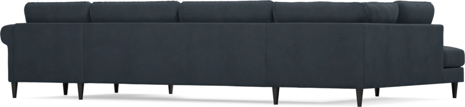Bridge - 3-sits soffa med divan vänster och schäslong höger - Blå