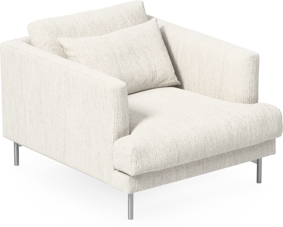 Harper - Fåtölj, 75 cm - Vit
