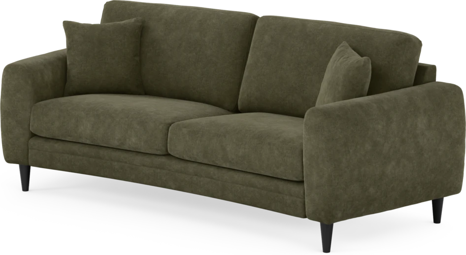 Eden - 2,5-sits soffa svängd - Grön