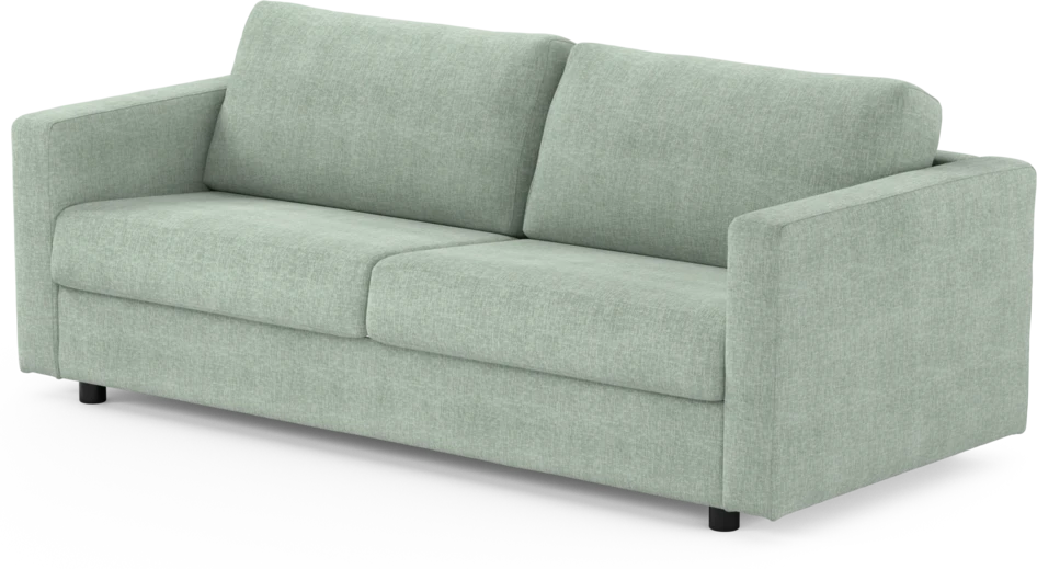 Lindö - Bäddsoffa 3-sits  - Grön