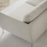 Madison - 3-sits soffa med divan vänster - Vit