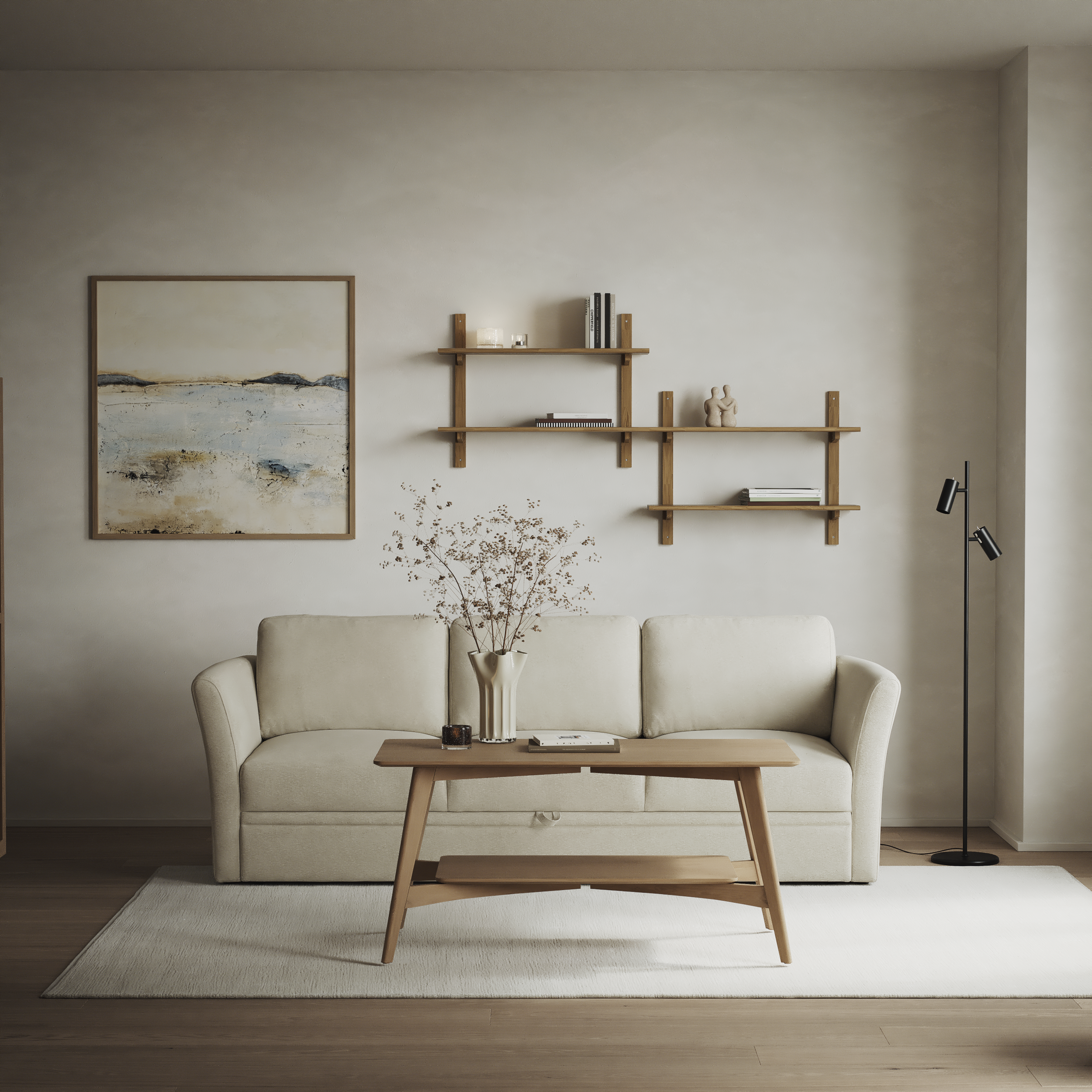 Öland - Bäddsoffa 3-sits, längsbäddad - inspiration