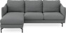 Madison Lux - 2-sits soffa med schäslong vänster - Grå