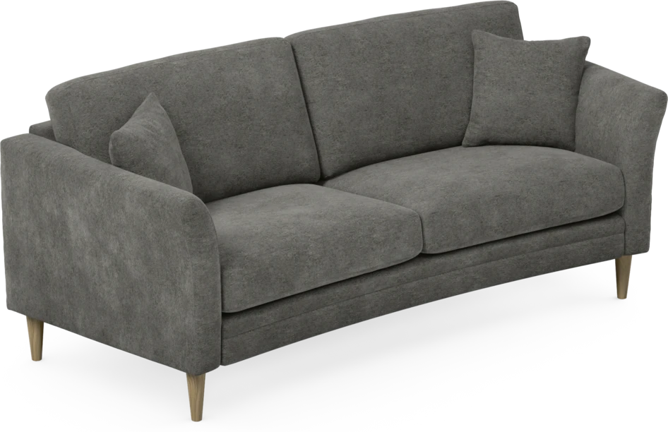 Eden - 2,5-sits soffa svängd - Grå