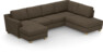 Friday - 3-sits soffa med schäslong vänster och divan höger - Brun