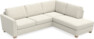 Friday - 2,5-sits soffa med divan höger - Vit