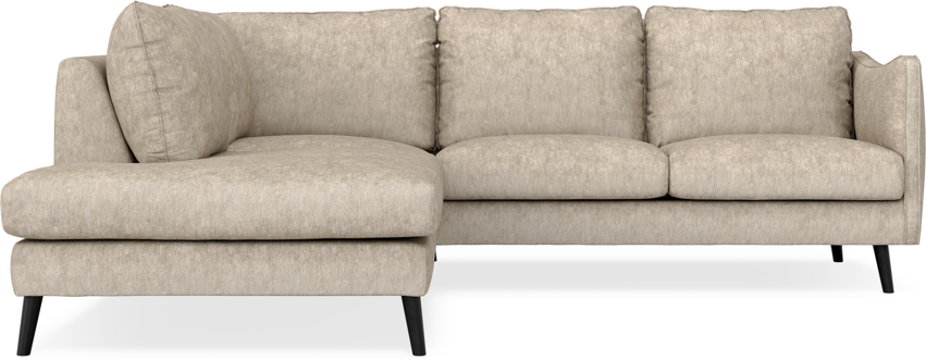 Madison - 2-sits soffa med divan vänster - Beige