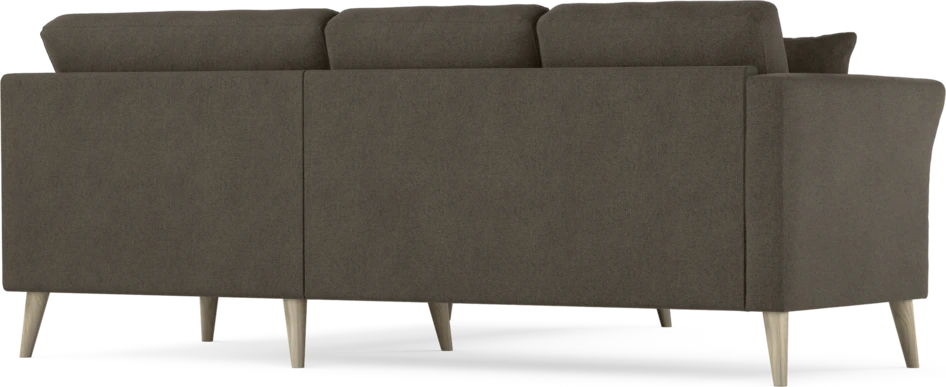 Eden - Hörnsoffa, 2+2-sits - Brun