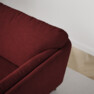 Madison Lux - 2-sits soffa med divan höger - Röd