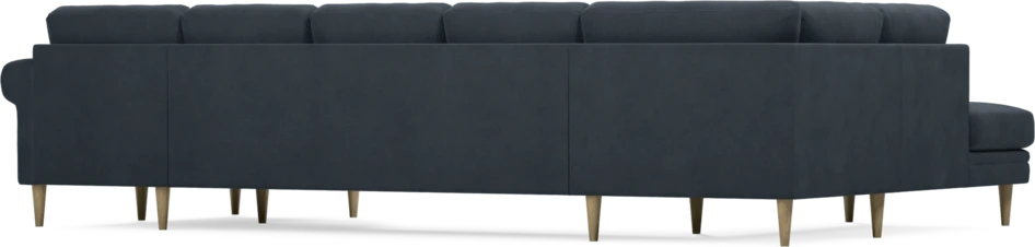 Eden - 3-sits soffa med divan vänster och schäslong höger - Blå
