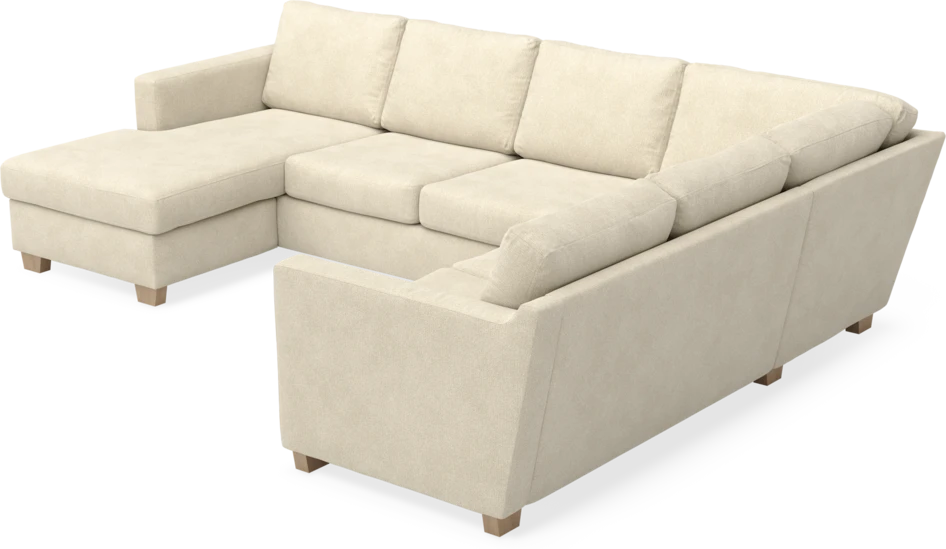 Friday - Hörnsoffa, 3+2-sits med schäslong vänster - Beige