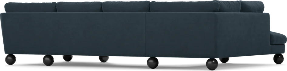 Madison - 2-sits soffa med divan vänster och schäslong höger - Blå
