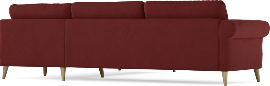 Bridge - Hörnsoffa, 3+2-sits - Röd