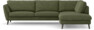 Madison Lux - 3-sits soffa med divan höger - Grön