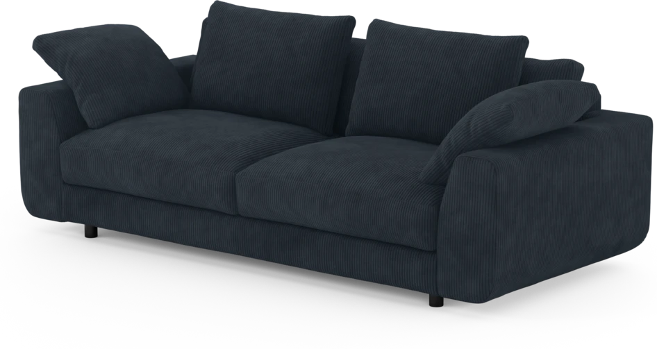 Amie - 3-sits soffa - Blå