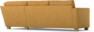 Friday - 2,5-sits soffa med divan höger - Gul