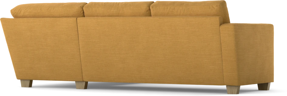 Friday - 2,5-sits soffa med divan höger - Gul