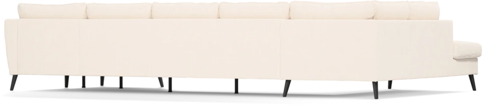 County - 4-sits soffa med divan vänster och schäslong höger - Vit