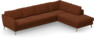 County - 3-sits soffa med divan höger - Röd