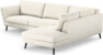 Madison Lux - 3-sits soffa med divan höger - Vit