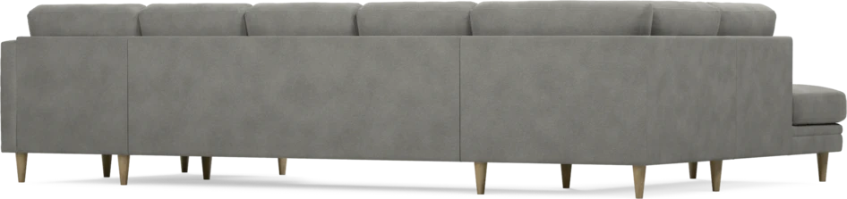 Eden - 3-sits soffa med divan vänster och schäslong höger - Grå