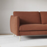 Madison Lux - 2-sits soffa med schäslong vänster - Röd