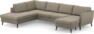 County - 3-sits soffa med divan vänster och schäslong höger - Beige