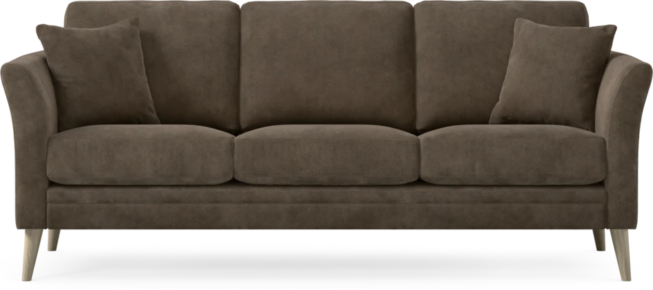 Eden - 3-sits soffa - Brun